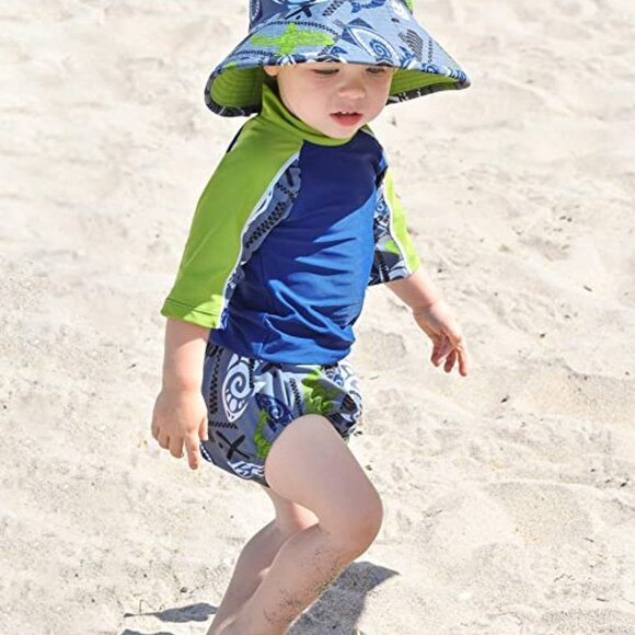 Tuga Boys Reusable Swim Diaper, UPF 50+ Sun Protection Swimwear 3-6 mont… - Picture 4 of 5